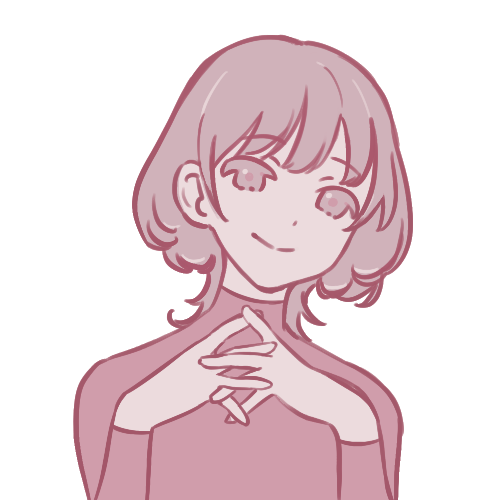 ドーナツを食べる女性のイラスト